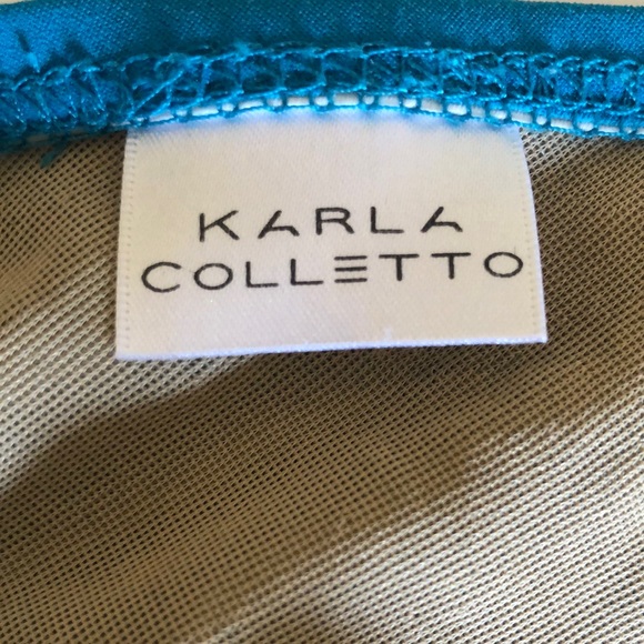 Karla Colletto Two Piece Swimsuit Size 4 - Picture 4 of 6